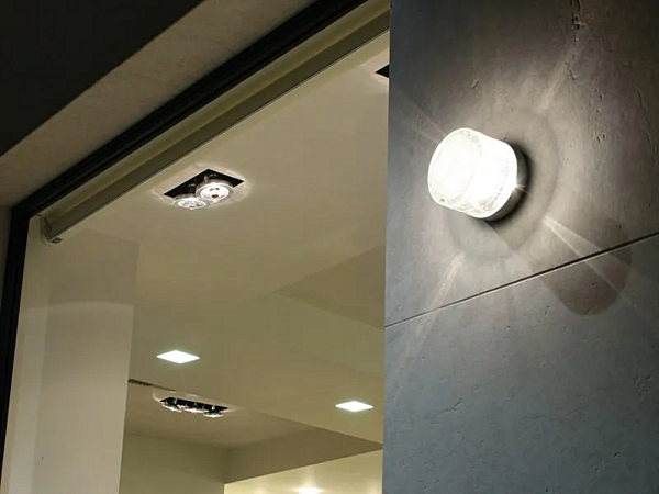 Lampe de plafond en verre Fabbian Jazz usine Fabbian de l'Italie. Foto №3