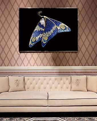 Panneau, peinture LADY BUTTERFLY