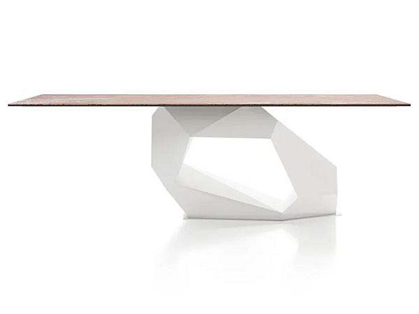 Table rectangulaire en verre collection Liu Jo Living Raw Diamond RAW usine Liu Jo Living Collection de l'Italie. Foto №6
