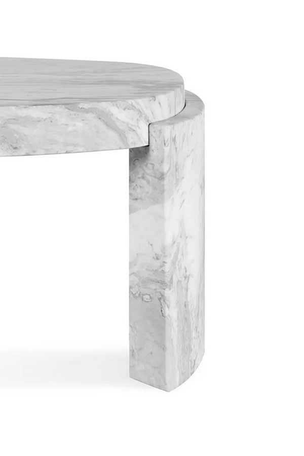 Table basse en marbre de Carrare BRABBU Tacca usine BRABBU de l'Italie. Foto №4