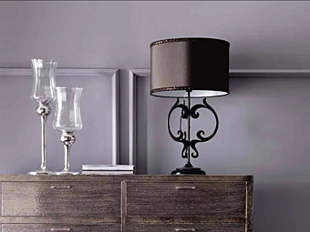 Lampe de table en métal Erika Roll CORTEZARI
