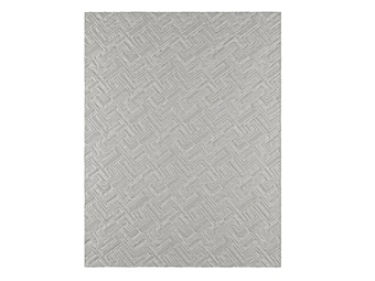 Tapis rectangulaire en bambou soie laine et lin GIORGETTI Sataria GA407 usine GIORGETTI de l'Italie