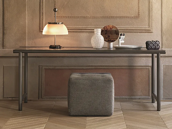 Table console en bois avec tiroirs IKO Flou usine Flou de l'Italie. Foto №5