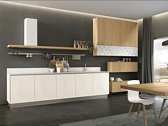 Cuisine équipée en mélaminé LUBE CUCINE collection Clover Neck 1