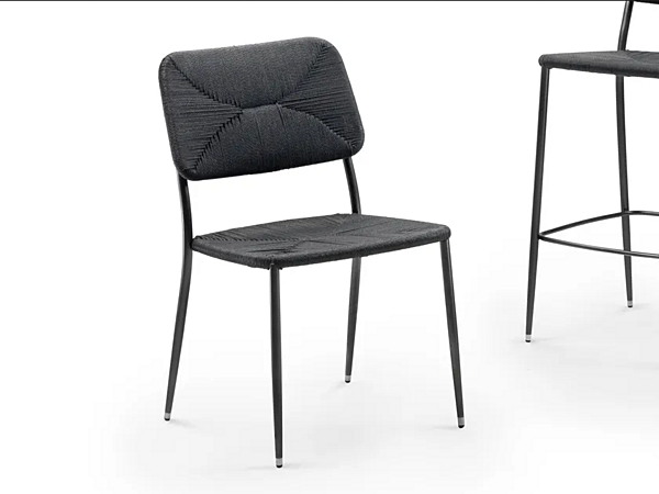 Chaise en tissu avec dossier rembourré FLEXFORM First Steps usine FLEXFORM de l'Italie. Foto №1