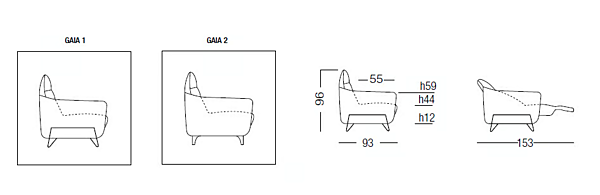 Canapé d'angle en cuir avec mouvement électrique Gaia Egoitaliano usine Egoitaliano de l'Italie. Foto №5