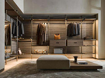 Garde-robe en bois modulable Hector Night Molteni & C Garde-robe en bois modulable Hector Night Molteni & C usine Molteni & C.(+VITRA) de l'Italie