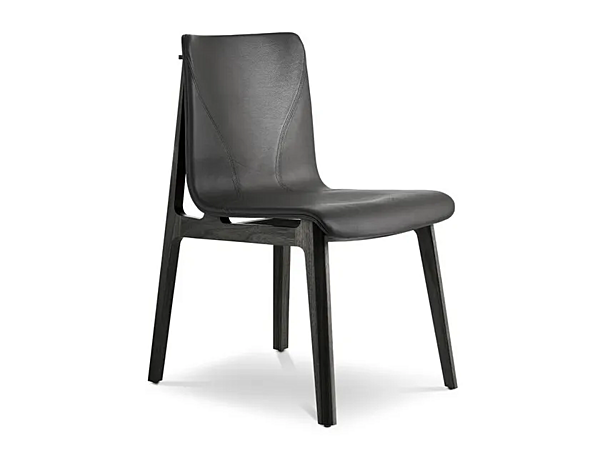 Chaise en cuir Babette I 4 Mariani usine i 4 Mariani de l'Italie. Foto №1