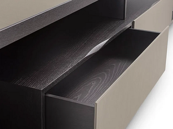 Buffet en bois avec tiroirs GIORGETTI Kukei usine GIORGETTI de l'Italie. Foto №5