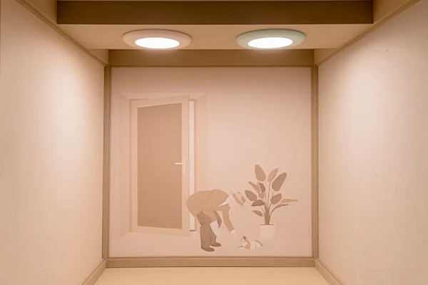 Plafonnier en métal et PMMA LED collection Sunday AXOLIGHT usine Axolight de l'Italie. Foto №6