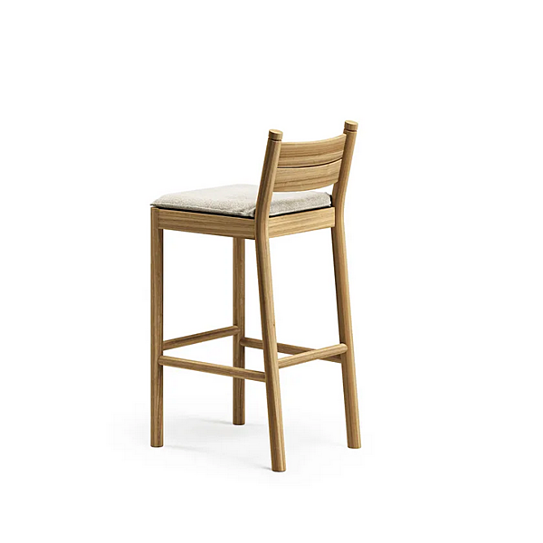 Tabouret de jardin en bois avec dossier Apache Atmosphera usine ATMOSPHERA de l'Italie. Foto №5