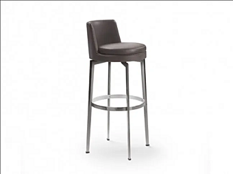 Tabouret en cuir rembourré FLEXFORM Feel Good usine FLEXFORM de l'Italie