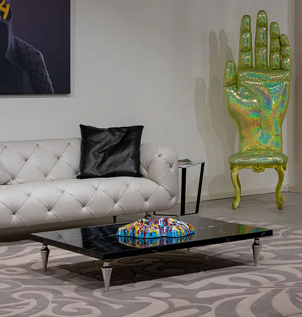 Table basse rectangulaire en marbre FORMITALIA JR OVER usine FORMITALIA de l'Italie. Foto №5