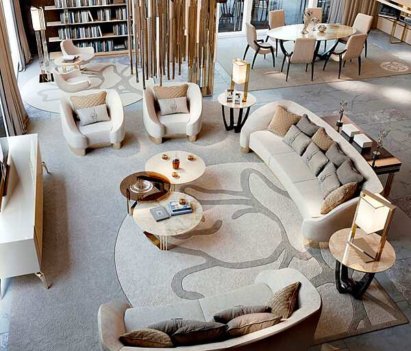 Fauteuil en tissu avec accoudoirs Bizzotto Italia Infinity usine Bizzotto Italia de l'Italie. Foto №4