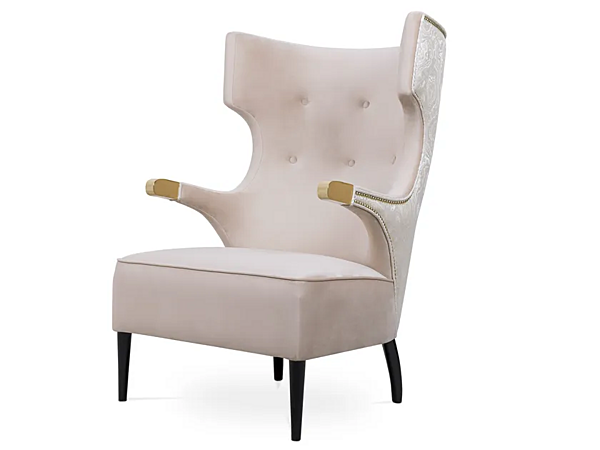 Fauteuil en cuir rembourré avec accoudoirs Sika BRABBU usine BRABBU de l'Italie. Foto №12