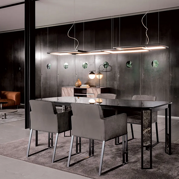 Lampe de table en fer LED Node CORTEZARI 1491, 1492 usine CORTE ZARI de l'Italie. Foto №4