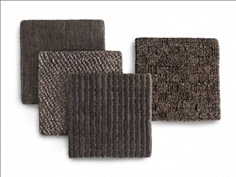 Tapis en coton collection premium marron foncé FLEXFORM Tapis en coton collection premium marron foncé FLEXFORM usine FLEXFORM de l'Italie