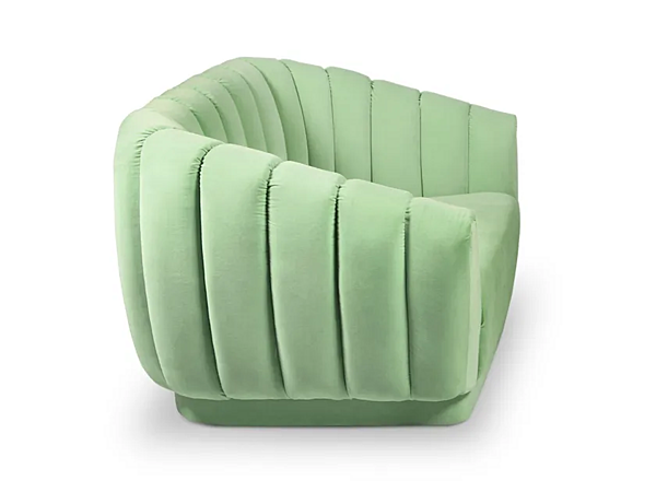 Fauteuil en velours avec accoudoirs Oreas BRABBU usine BRABBU de l'Italie. Foto №3