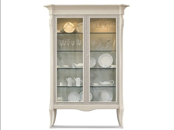 Vitrine en bois avec éclairage intégré MARZORATI MONTECARLO usine MARZORATI de l'Italie. Foto №1