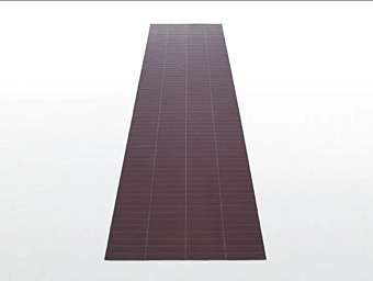 Tapis rectangulaire en feutre PAOLA LENTI Yard Tapis rectangulaire en feutre PAOLA LENTI Yard usine PAOLA LENTI de l'Italie
