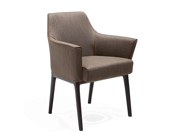 Fauteuil en tissu avec accoudoirs Alina GIORGETTI 51080, 51081 usine GIORGETTI de l'Italie. Foto №1