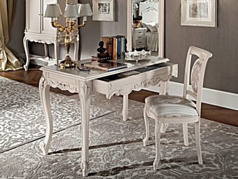 Bureau secrétaire en bois massif Modenese Luxury Interiors 12305 usine MODENESE GASTONE de l'Italie