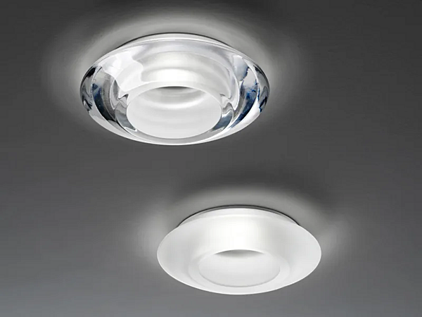 Spotlight encastré en cristal pour plafond suspendu Fabbian Jnat usine Fabbian de l'Italie. Foto №3