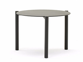 Table d'appoint ronde en aluminium laqué VARASCHIN Bahia 2265, 2266