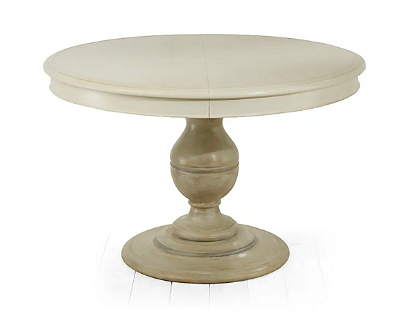Table ronde extensible en bois massif Tudor MARIONI 01984RA usine MARIONI de l'Italie. Foto №1