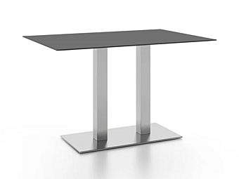 Base de table en acier brossé Atmosphera Trend D TR.BT.D304