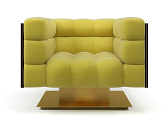 Fauteuil en tissu avec accoudoirs Montgomery MARIONI I0223