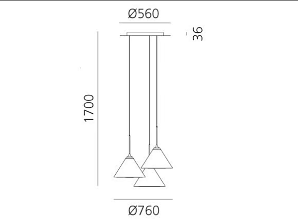 Suspension LED en aluminium Look at Me Artemide 1452010APP, 1453010APP, 1450010A, 1451010A usine Artemide de l'Italie. Foto №18