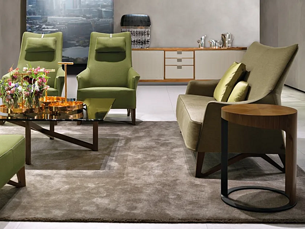 Buffet avec portes coulissantes en bois GIORGETTI DIA 54145 usine GIORGETTI de l'Italie. Foto №6