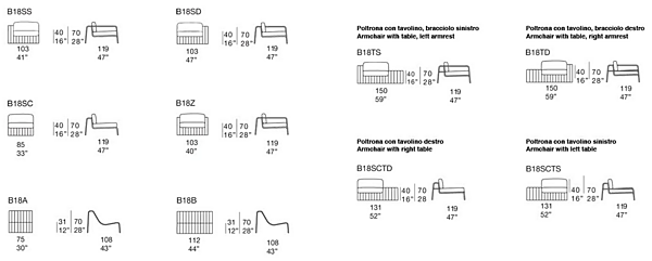 Canapé d'extérieur en tissu 4 places PAOLA LENTI usine PAOLA LENTI de l'Italie. Foto №12