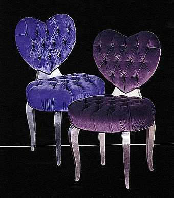 Chaise MERONI F. LLI 229s CUO usine MERONI 1984 de l'Italie