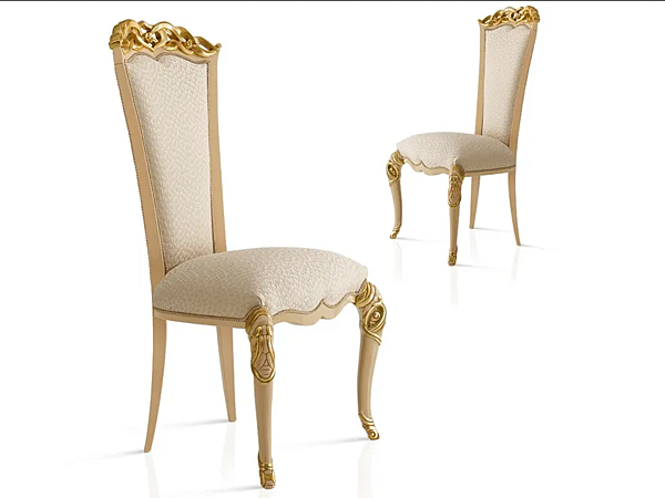 Chaise rembourrée en tissu Harmony A.R. Arredamenti 310/I usine A.R.ARREDAMENTI SRL de l'Italie. Foto №1