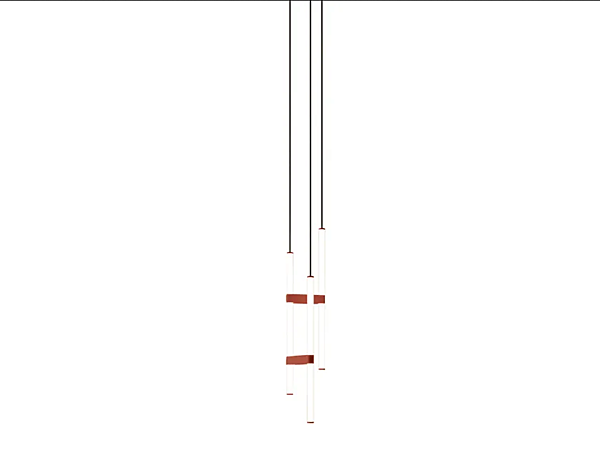 Suspension en verre borosilicate LED collection Paralela AXOLIGHT usine Axolight de l'Italie. Foto №2