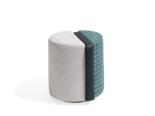 Pouf rond en tissu Summa GIORGETTI 54090 usine GIORGETTI de l'Italie. Foto №1