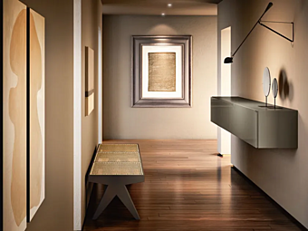 Bureau secrétaire avec portes à rabat LAGO 1274 usine LAGO de l'Italie