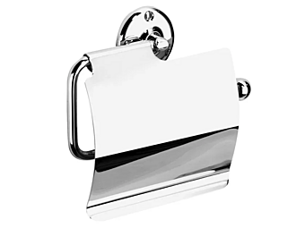 Support de rouleau de papier toilette en métal avec couvercle Gentry Home St James usine Gentry Home de l'Italie