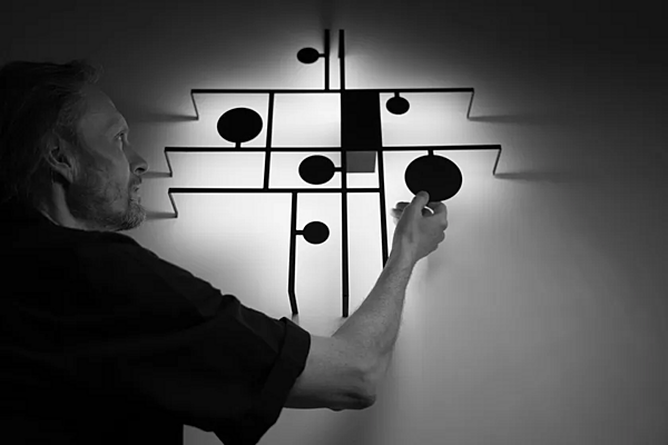 Applique et plafonnier en verre MANIFESTO AXOLIGHT usine Axolight de l'Italie. Foto №8