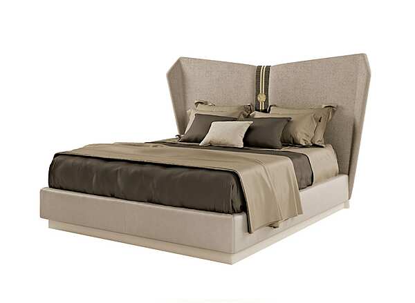 Lit double avec tête de lit rembourrée Bizzotto Italia Symphony usine Bizzotto Italia de l'Italie. Foto №2