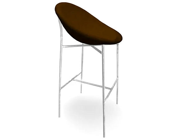 Tabouret rembourré avec repose-pieds Tia Maria Moroso usine Moroso de l'Italie. Foto №2
