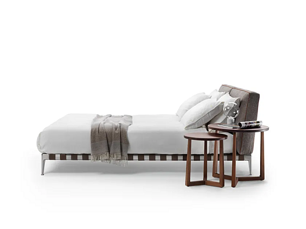 Lit double en tissu avec dos rembourré FLEXFORM GREGORY usine FLEXFORM de l'Italie. Foto №5