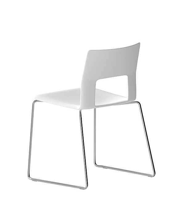 Chaise DESALTO Kobe - chair with tubular frame