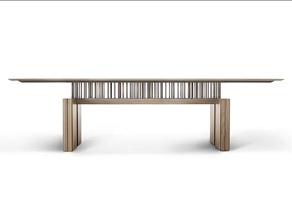 Table rectangulaire en noyer GIORGETTI G Code 71215, 71216 usine GIORGETTI de l'Italie. Foto №3