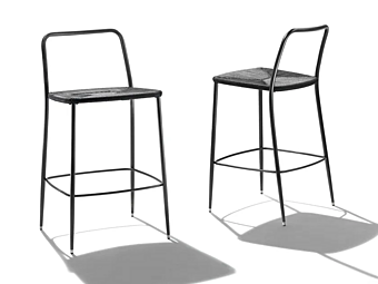 Tabouret en polypropylène avec repose-pieds FLEXFORM First Steps extérieur