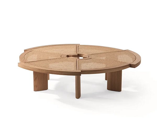 Table basse ronde en bois CASSINA Rio usine CASSINA de l'Italie. Foto №2