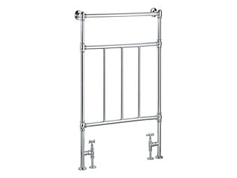 Chauffe-serviettes vertical en laiton debout victorien Gaia Mobili usine GAIA de l'Italie