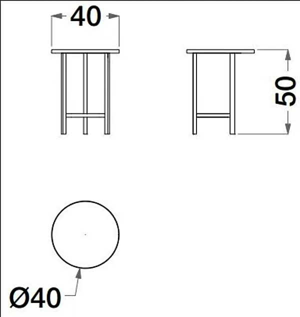 Table d'appoint ronde en marbre et métal Sesto Senso CPRN HOMOOD S578 usine CPRN HOMOOD de l'Italie. Foto №2